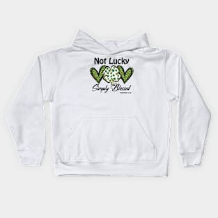 St. Patrick's Day Simply Blessed Kids Hoodie